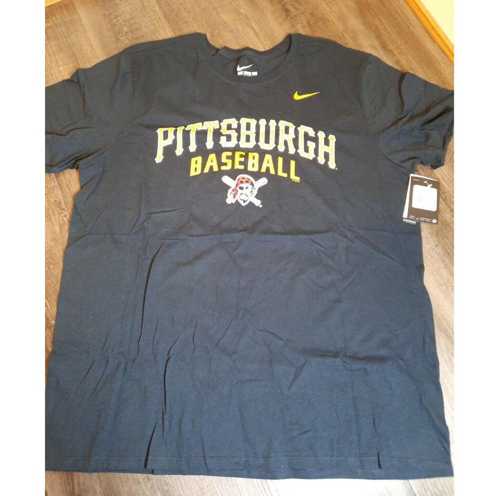 Nike Pittsburgh Pirates T-shirt S/S Baseball Spellout Men XL